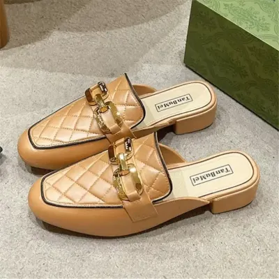 OUTDOOR FASHION TREND FLAT HALF SHOES